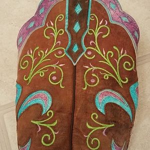 Embellished Leather Cowgirl Boots